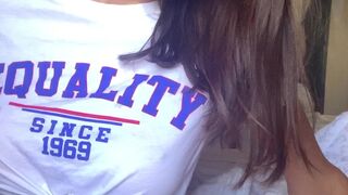 Candice TS OnlyFans hot aunt fucks juicy anus